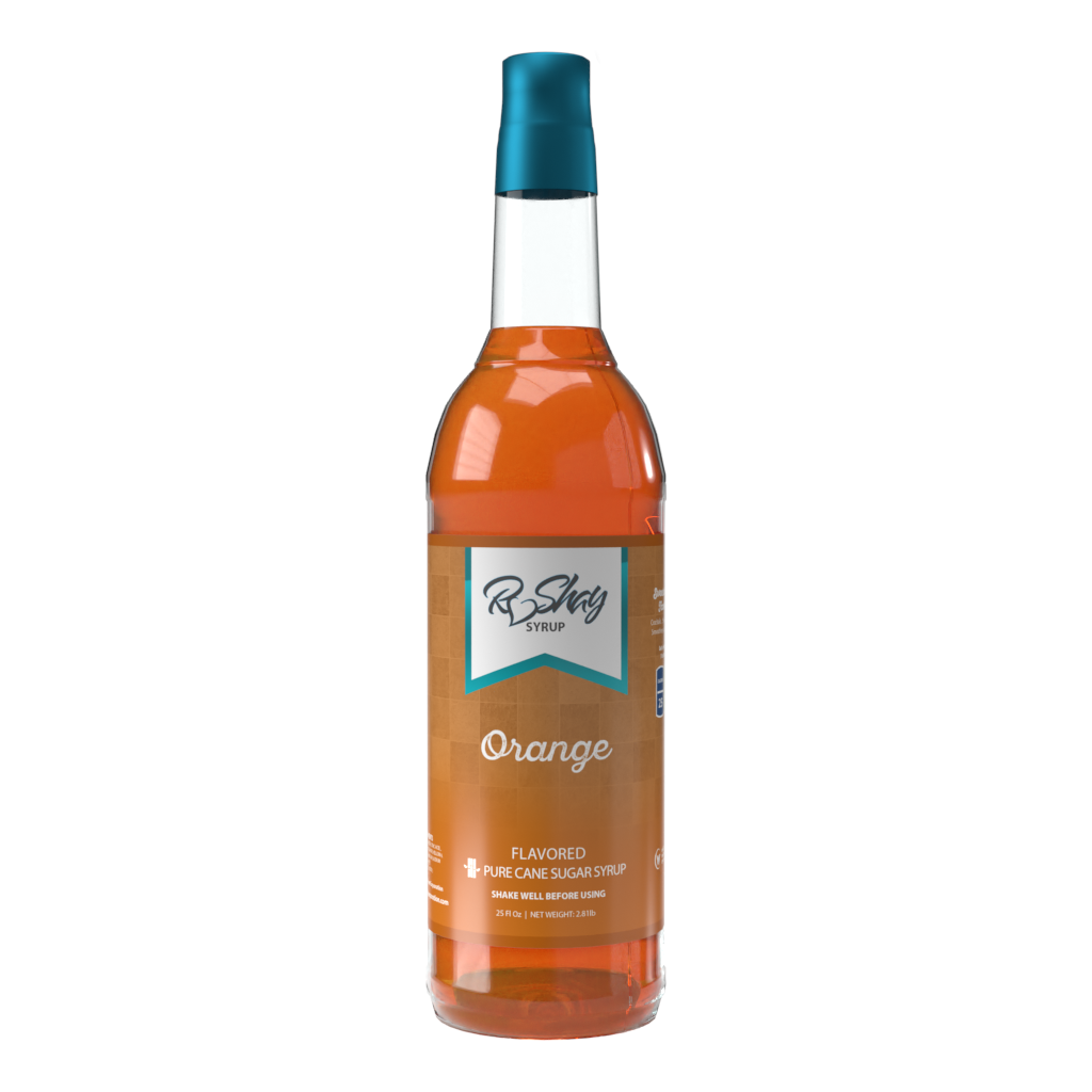 Orange Flavor Cane Sugar Syrup (25 oz)